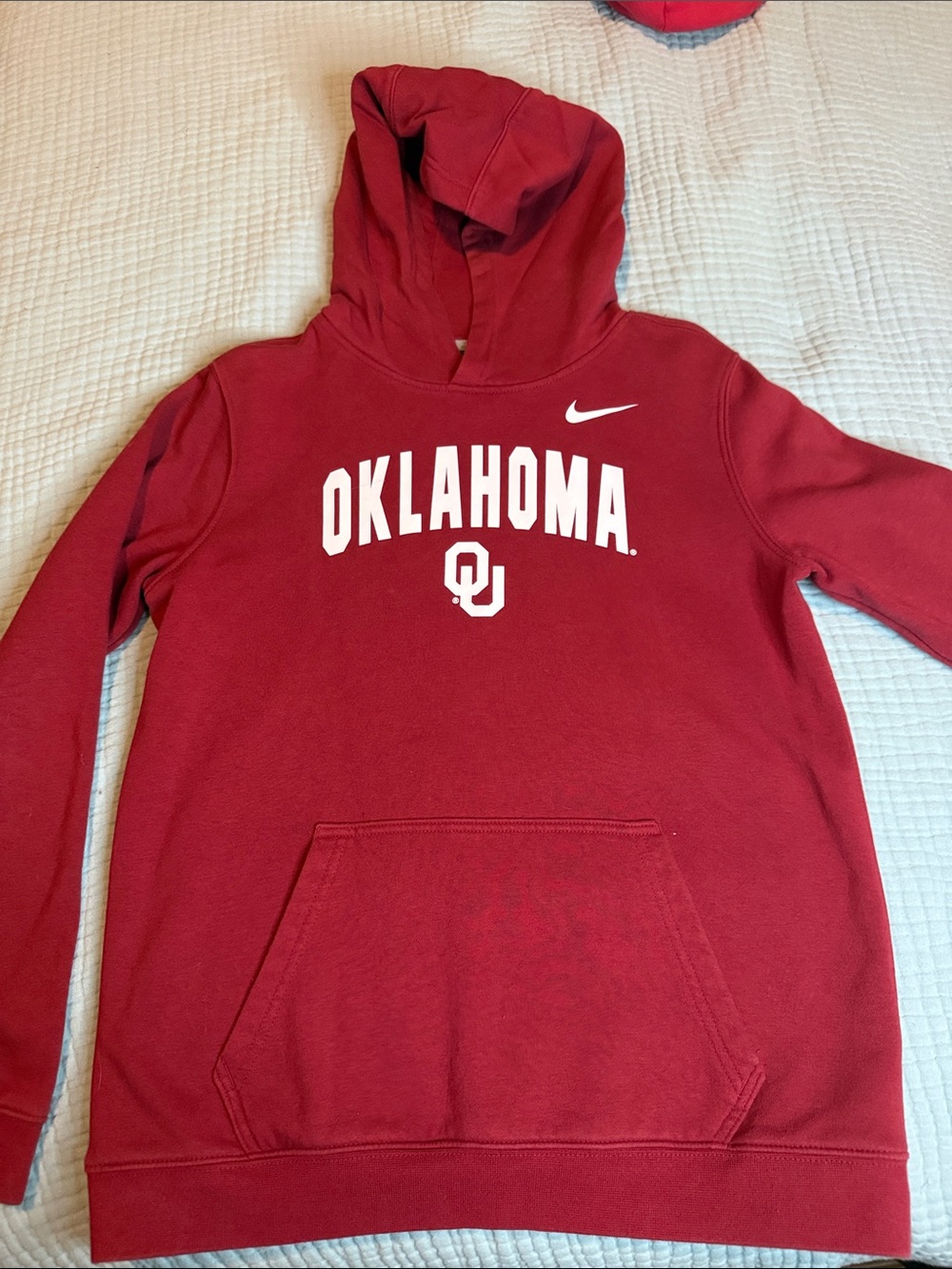 Nike OU Kids Crewneck Hoodie